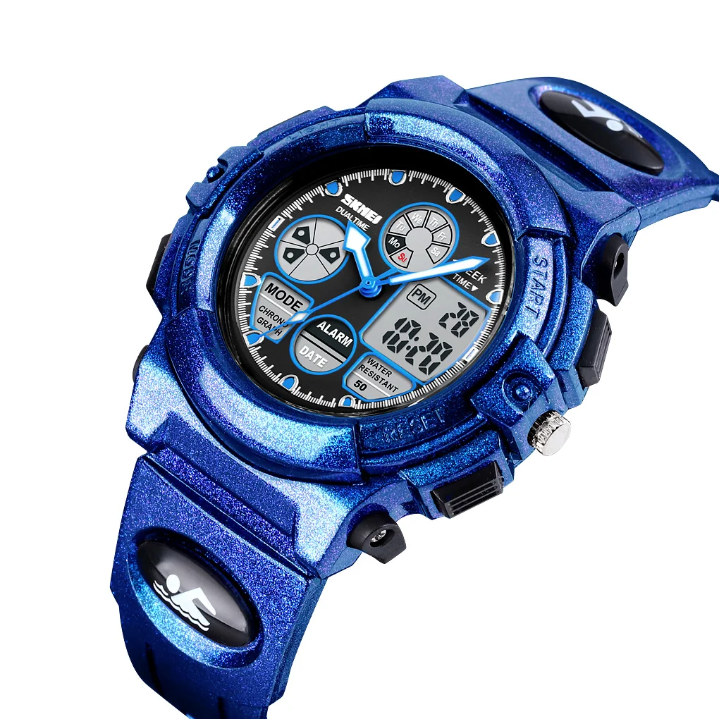 SKMEI 1163 Chronograph Analog Digital Kid Watch 5atm Waterproof  Watch China Watch Wholesale