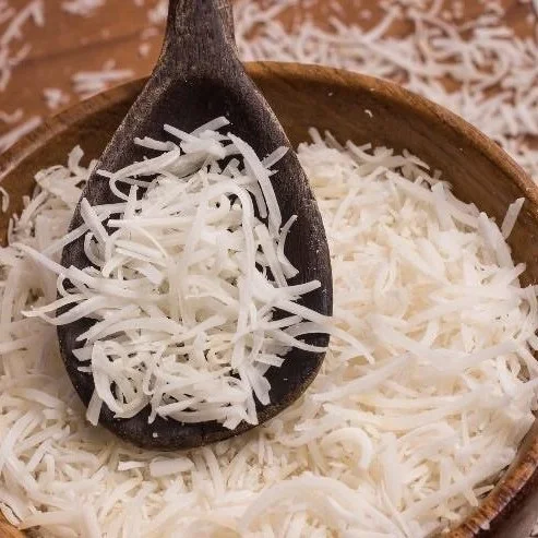 Сухие кокосовые хлопья сушеные измельченные нити