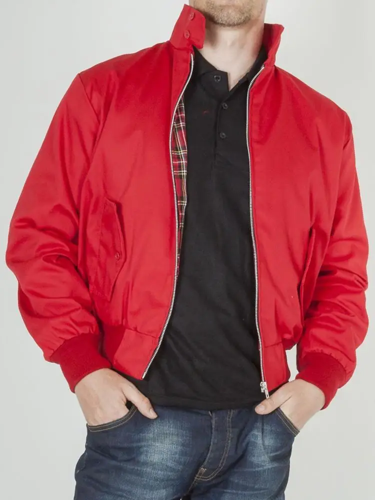 Retro Scooter Custom Made Harrington Jackets for mens