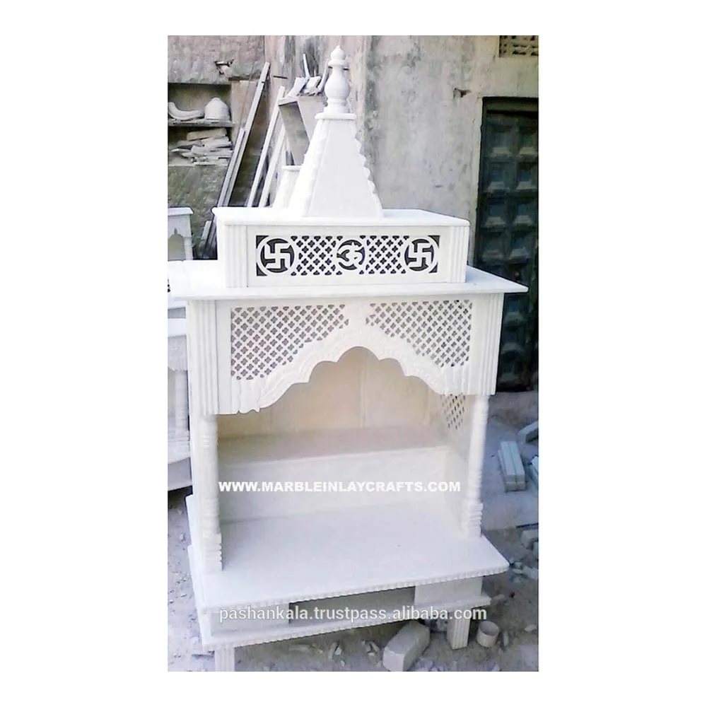 Exclusive Indian Marble Temple, Natural Stone Marble Home Mandir