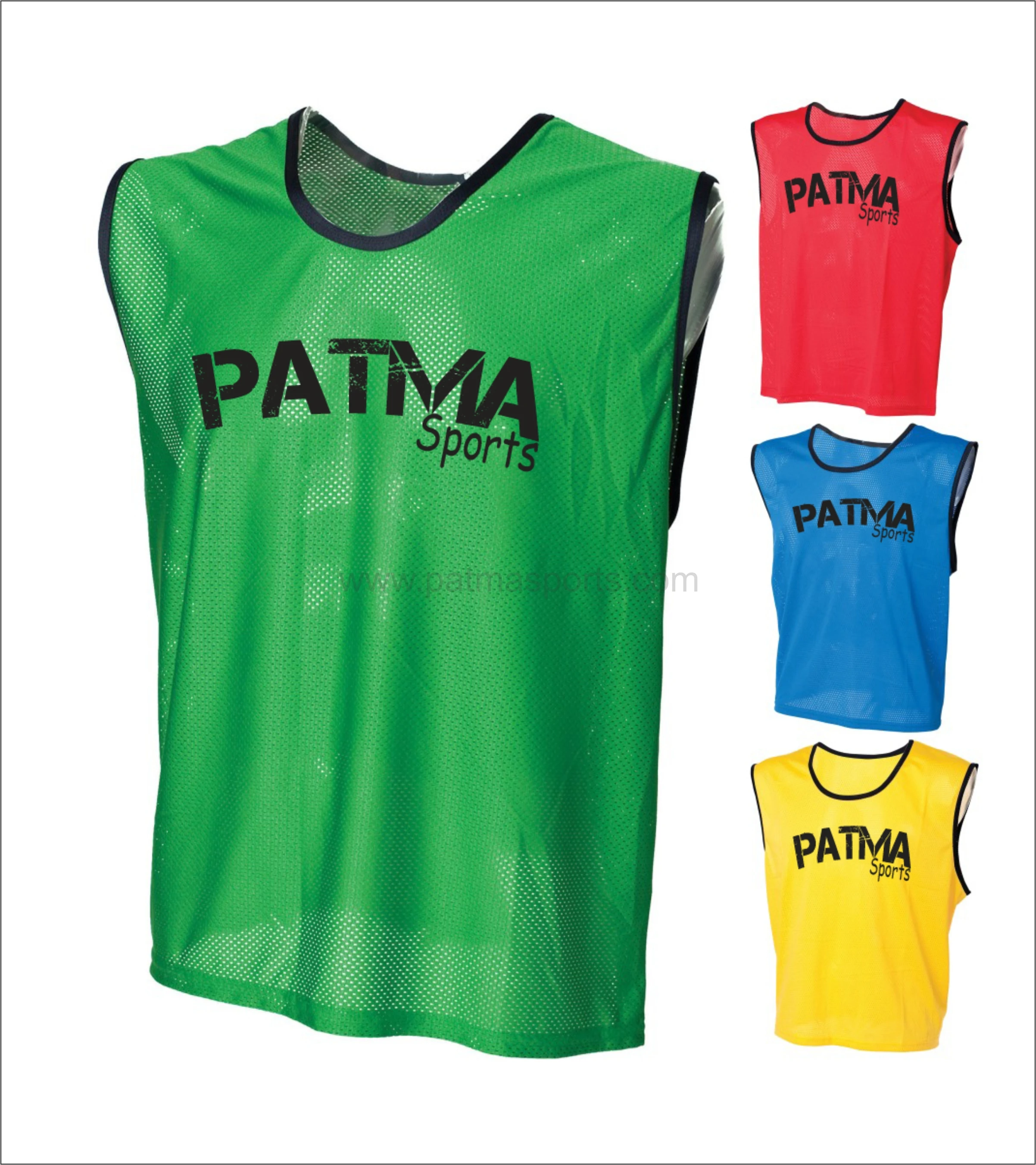 Football training mesh vests Reversible Youth Children Mesh Sports Bibs Basketball Football Training Vest With Custom Logo