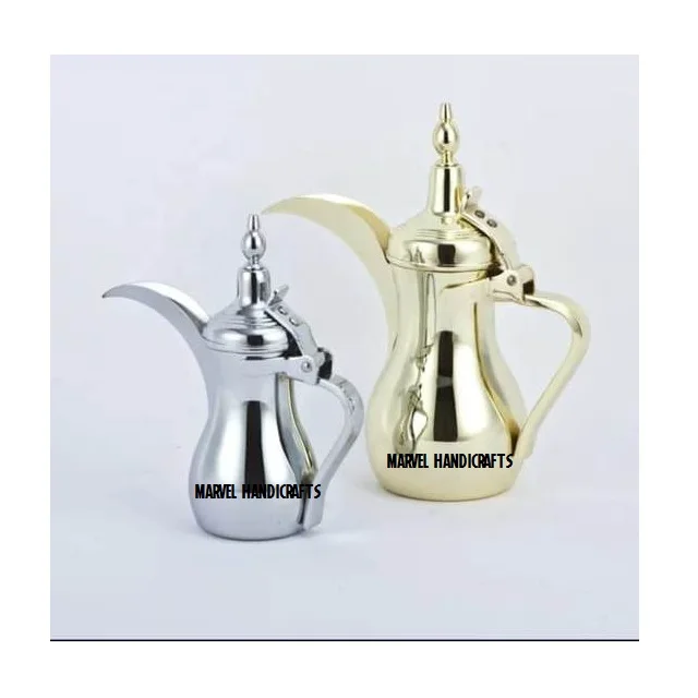 METAL CRAFT ARABIC DALLAH TEA COFFEE POT MANUFACTURER FROM INDIA DALLAH ARABIC EID DECOR RAMADAN 2022 GIFT DINNERWARE SETS