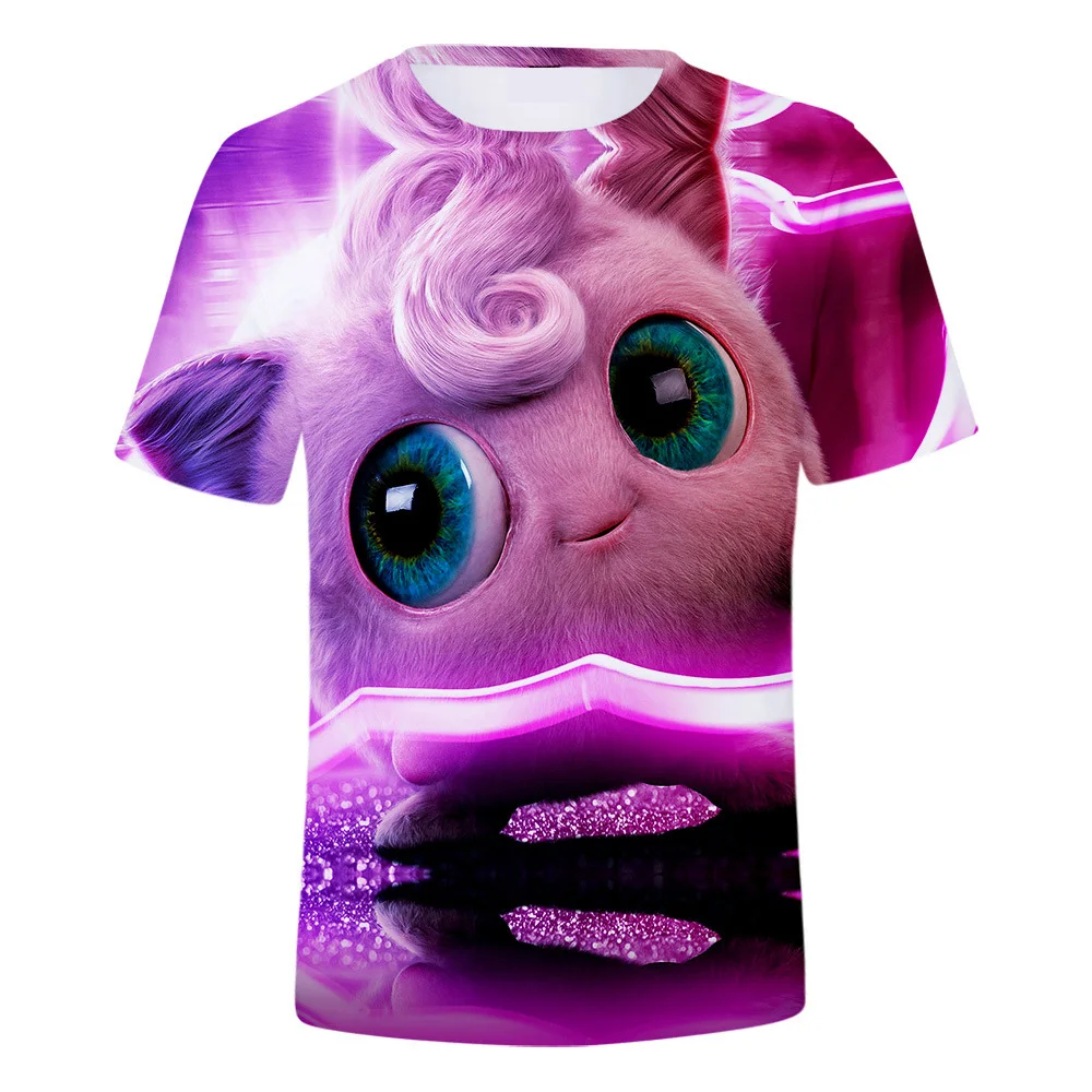 
Customized 3D printed sublimation T shirt Custom Cartoon Design 3D Print Casual Street Wear Cotton t shirt 2021 