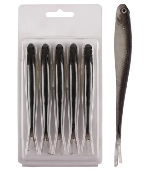 
Customized plastic fishing lure packaging clear pvc box fishing lures clamshell blister 