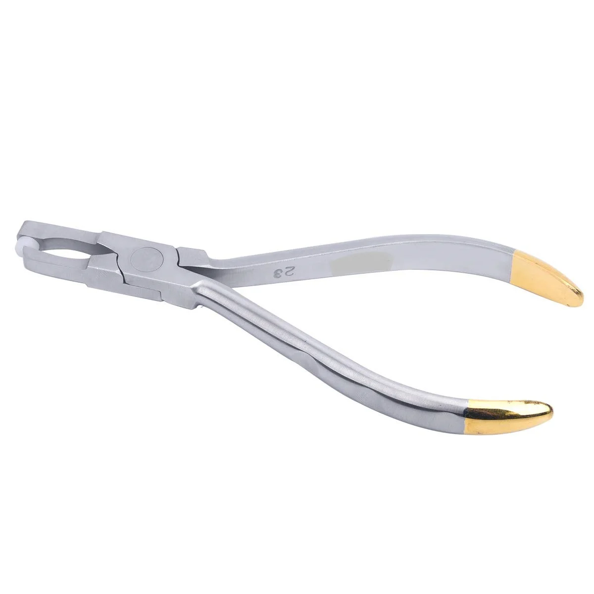 Dental Orthodontic Molar Band Remover Pliers Dental Posterior Teeth Bands Remover Teflon Button with Gold Plated Handle