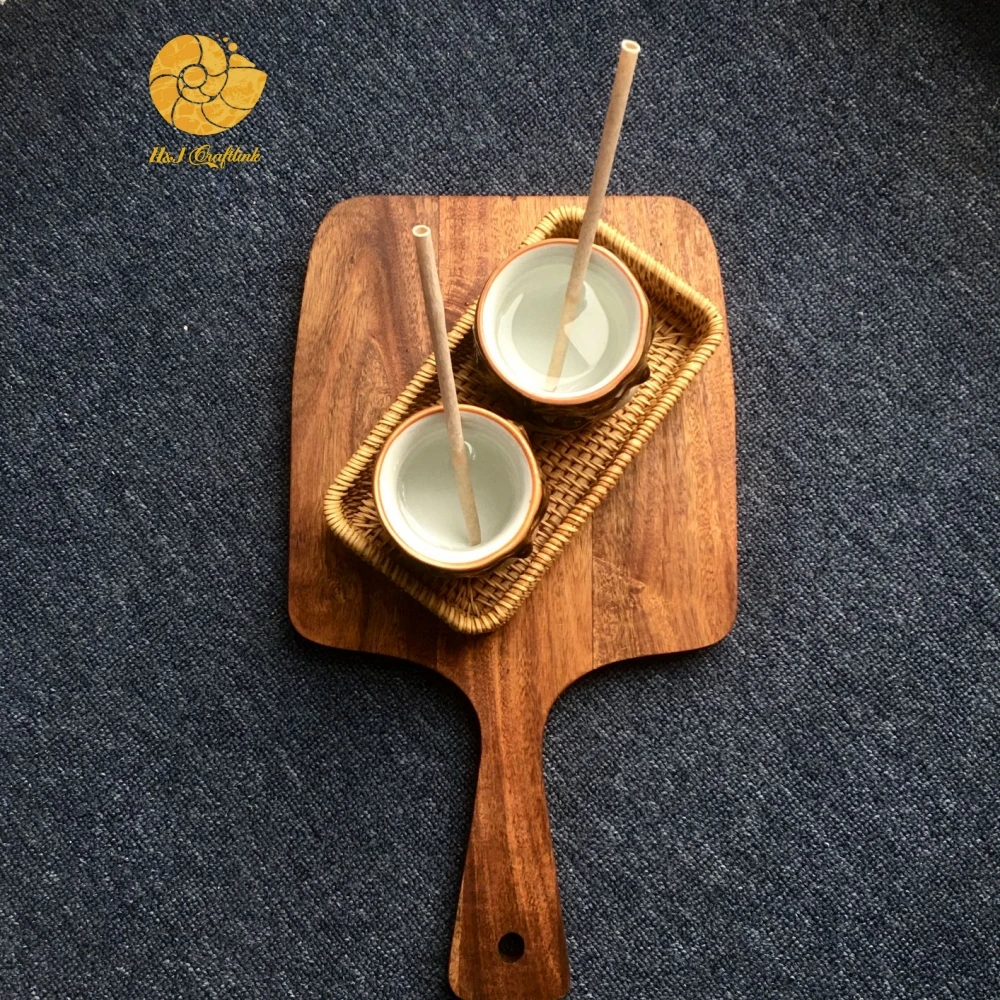 Eco-friendly Coconut Straw, Bio-degradable Disposable Drinking Straws from Fresh Coconuts Water for Serving drinks