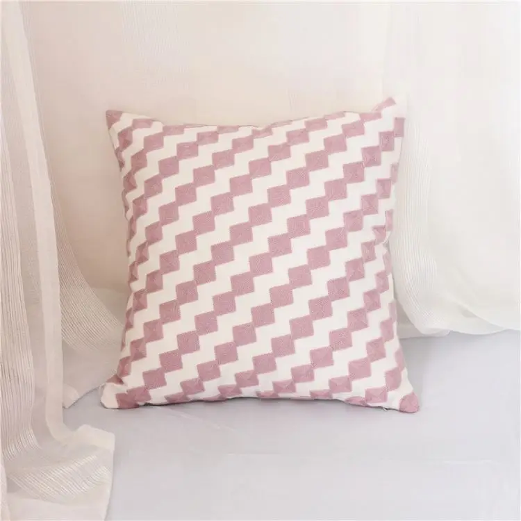 20x20 Pillow Covers Case 50 X 50Cm Throw Embroidered Home Decor Wholesaler Embroidery cushion cover set of 5