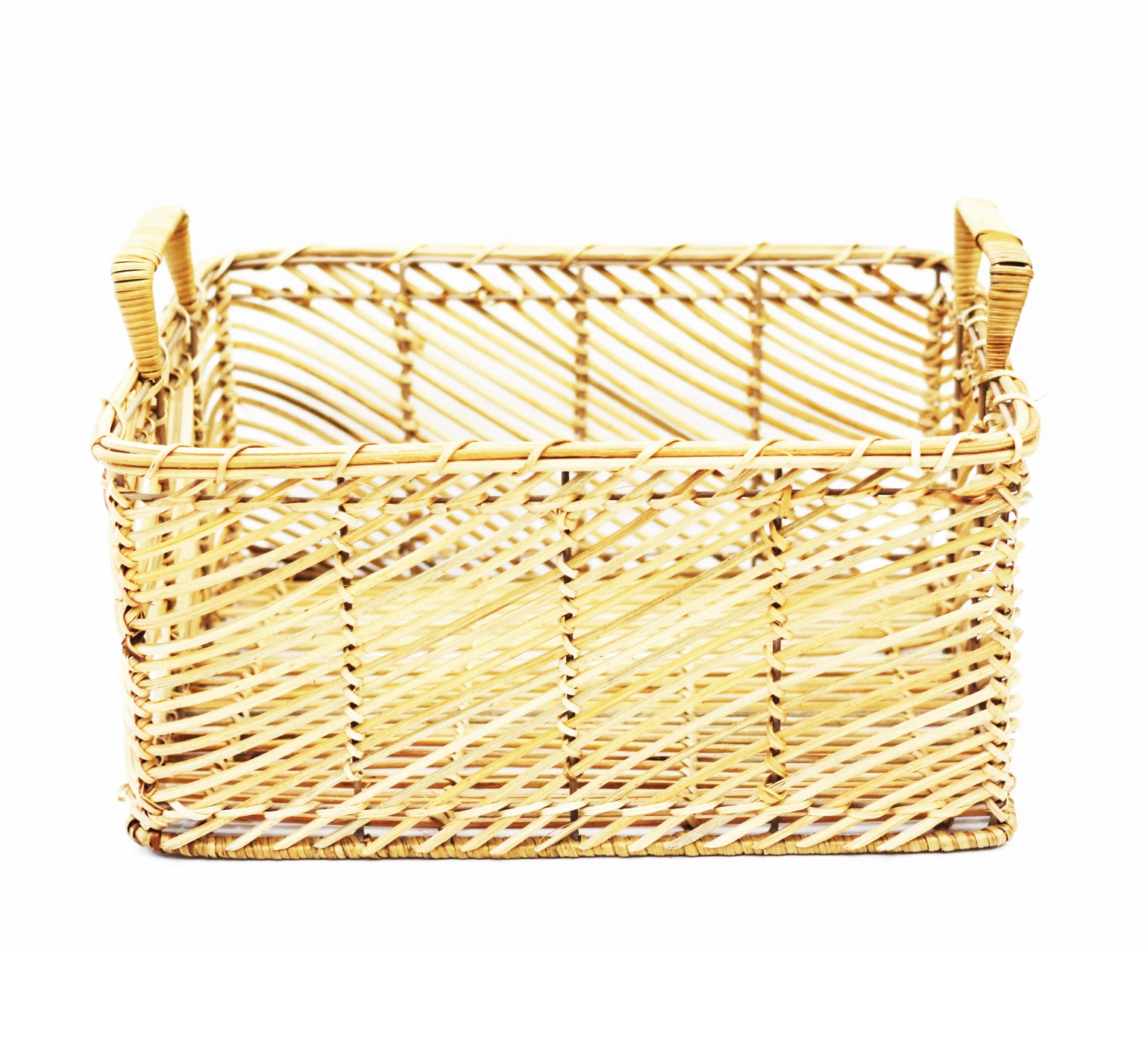 World best selling new trendy handmade rattan boxes use for storing toys books folders in home or offices