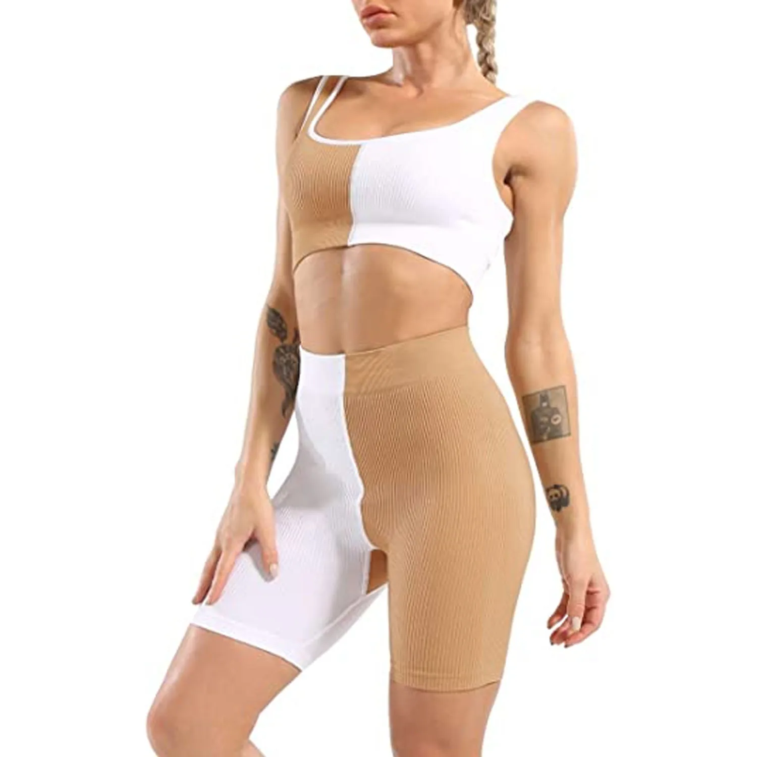 Hot Selling Fashion Women Sports Suit Quick Dry Fitness Gym Wear Yoga Sets