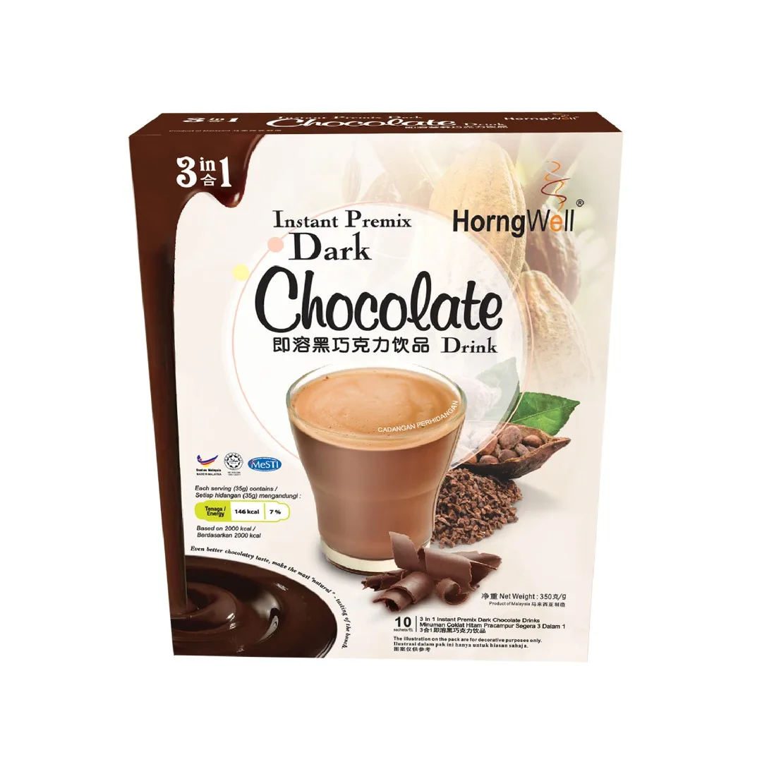 3 In 1 Instant Dark chocolate Malt Energy Drinks