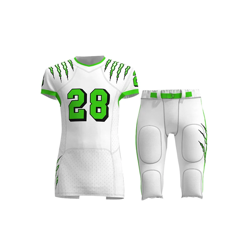 Pakistan Custom Sublimation Training Football Uniform Sports American Football Uniform Jersey and pant