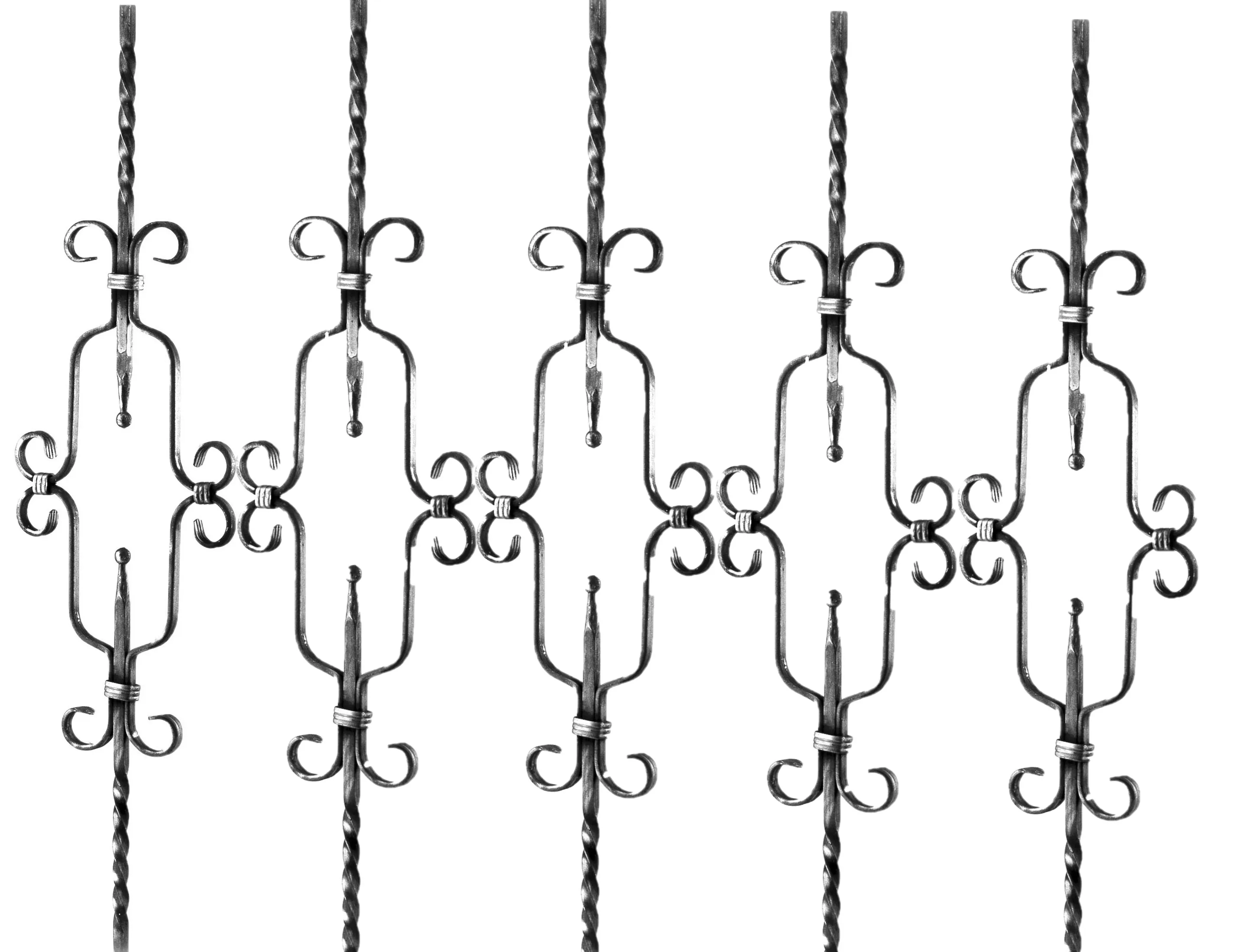 Wrought Iron Gate Fences Sheep Hurdles Farm Gate Hot Dipped Galvanized Powder Coated Balusters Fences Balcony Made of Steel Iron
