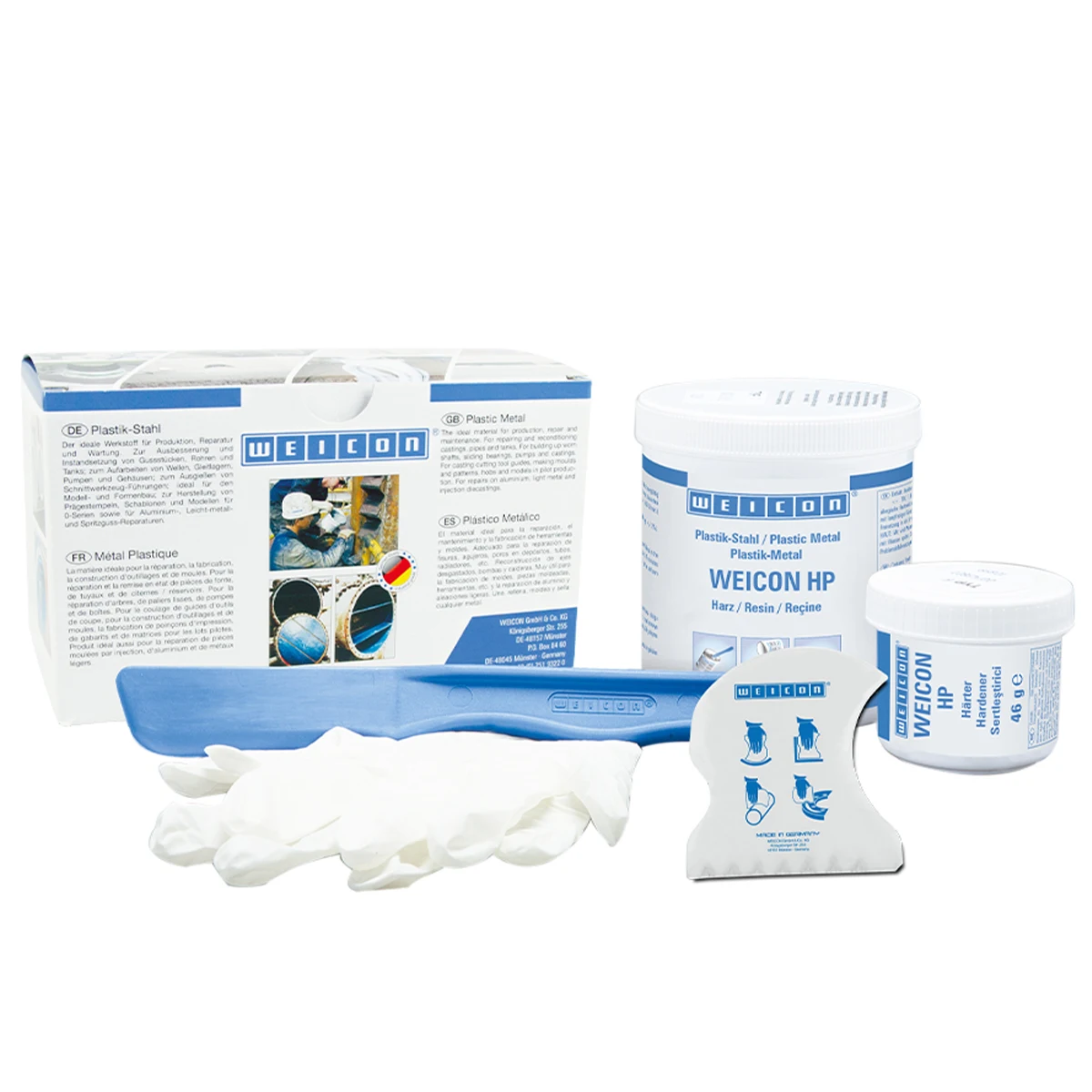 WEICON Epoxy Resin Plastic Steel Ceramic BL 0.2 Kg for repair & wear protection