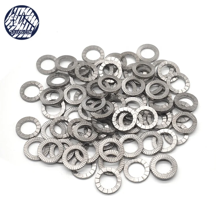 DIN25201 M10 титановая двойная самоблокирующаяся плоская шайба