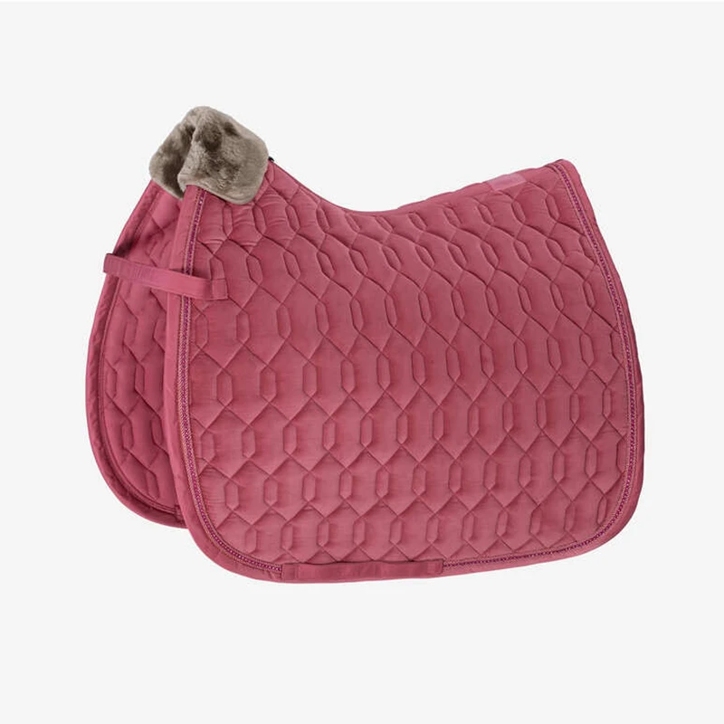 High Quality Extra padded Soft Fur Bareback Horse Riding Saddle Pad with Fur Padded Stirrups