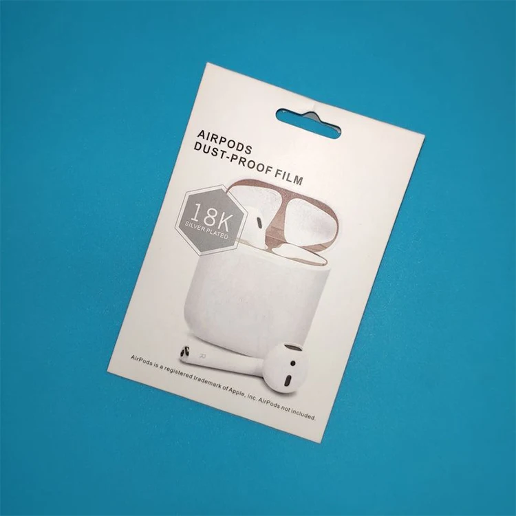 3 в 1 пылезащитный металлический стикер для Airpod аксессуары Airpods