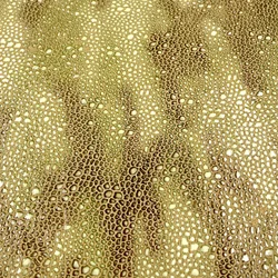 EPO High Quality Stretch Lightweight Polyester Spandex with Laser Transferred Pearl Fish Design for Bags