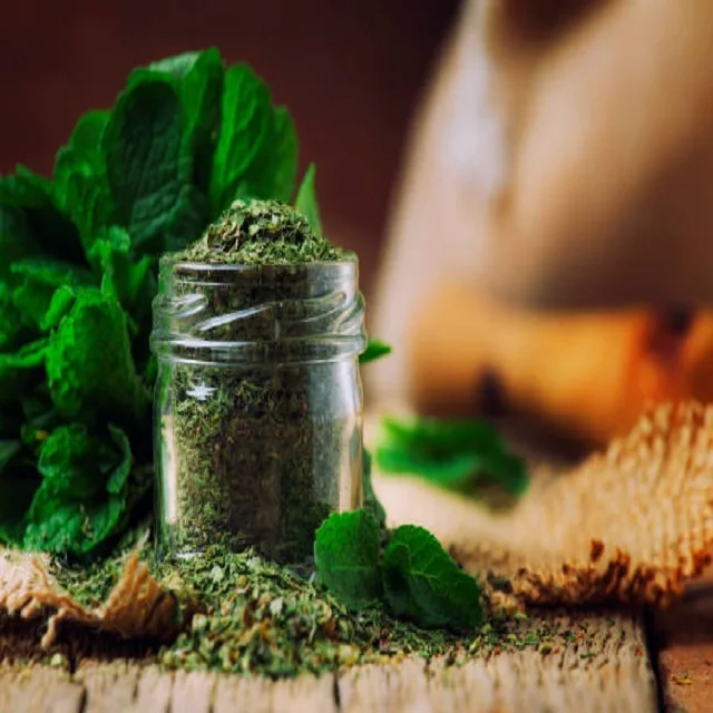 Dried mint leaves Tea Dried mint leaves Day Natural Mint Leaf