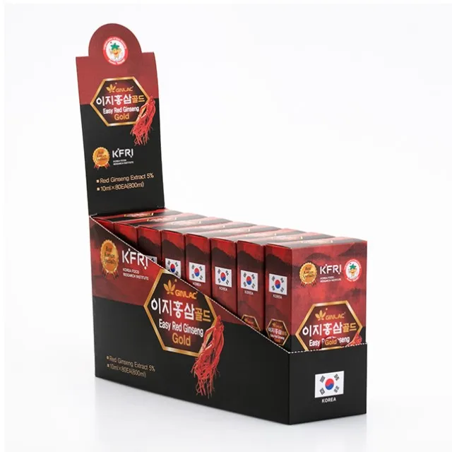 Легкий в переноске Корейский Золотой панакс красный экстракт корня женьшеня 10 г (80 мешков) Сделано Корее
