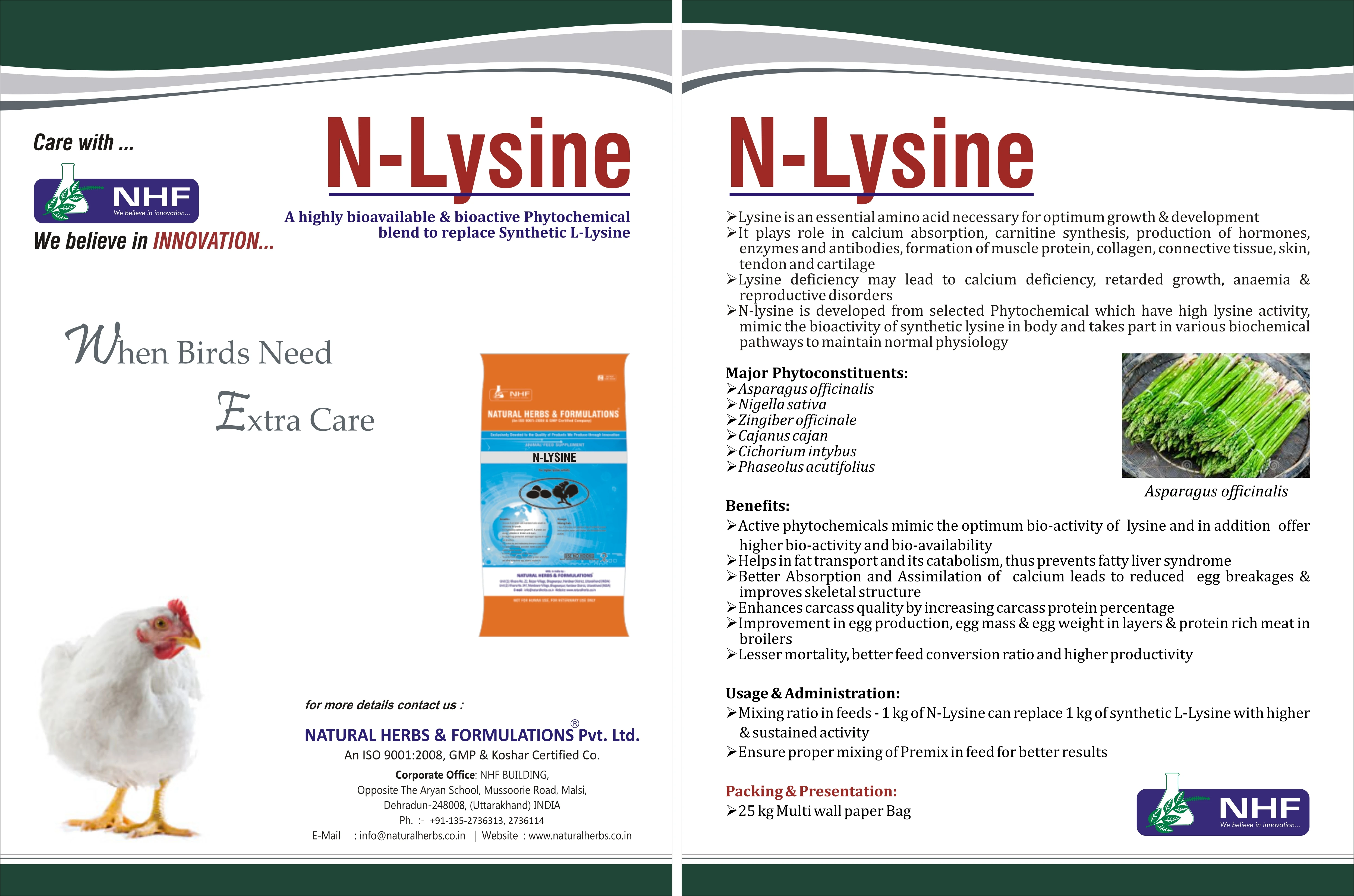 Veterinary Medicine Feed for Poultry Lysine Poultry Feed