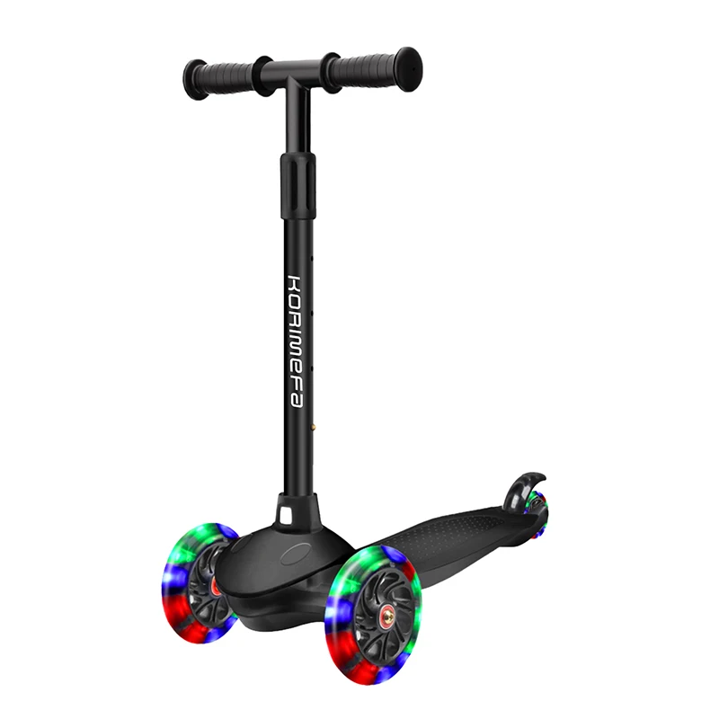 EU Europa Europe US Popular Sales Flash Wheel Children Mini Kids Scooters Wholesale