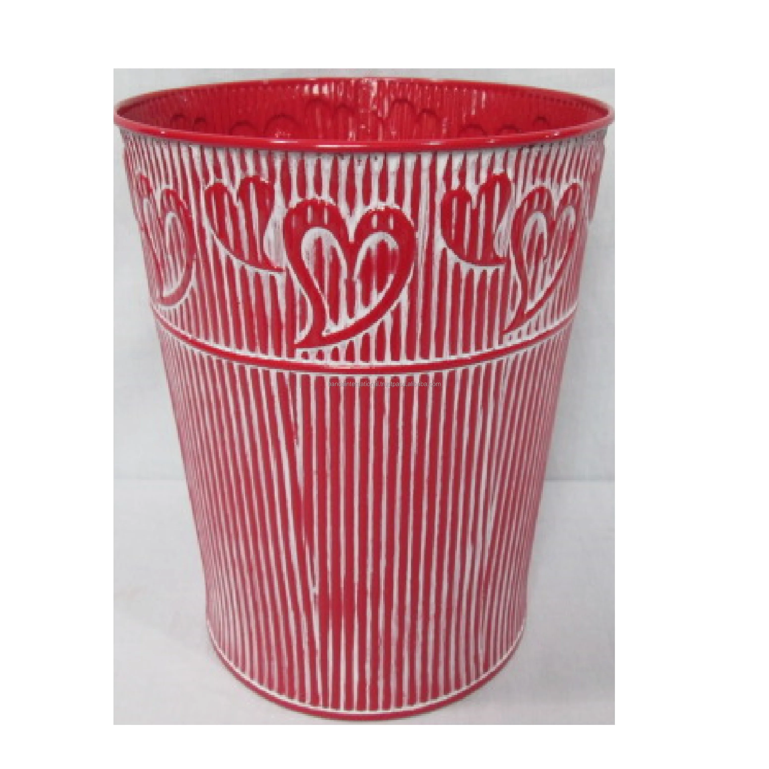 Garden Accessories Tin Flower Planter Wholesale And High Quality Metal Flower Planter & Pots