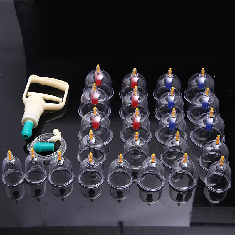 
Chinese therapy 12/24/32 cups set magnetic vacuum massage ventosa cupping set Single Cup available 