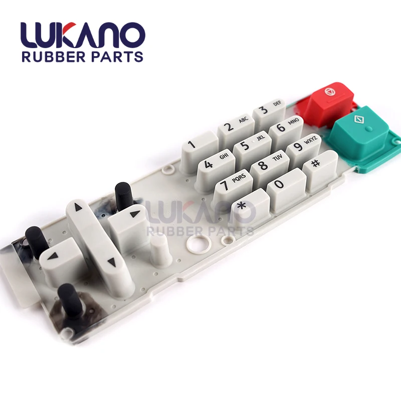 high sensitive custom silicone rubber membrane keyboard keycaps