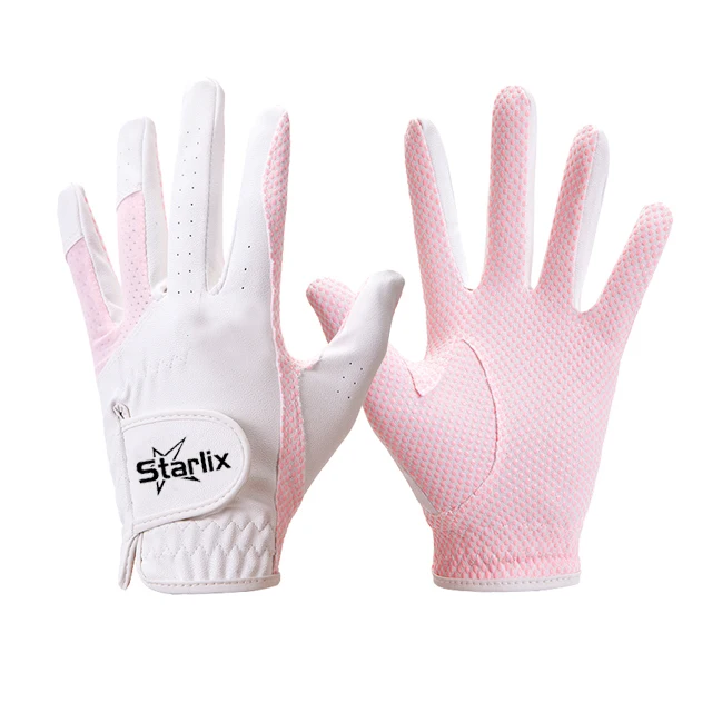  Нескользящие эластичные женские перчатки для гольфа из микрофибры и полиуретана