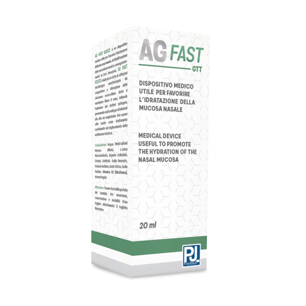 Gruppo FarmaImpresa (phpharma) hot selling italian medical device with vitamin b2 for chronic sinusitis AGFAST Nasal drops