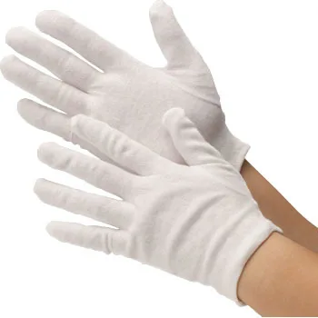 OEM Custom Marching Band White Cotton Gloves Ceremony Cotton Gloves Good Quality Cotton Safety Gloves by Canleo International