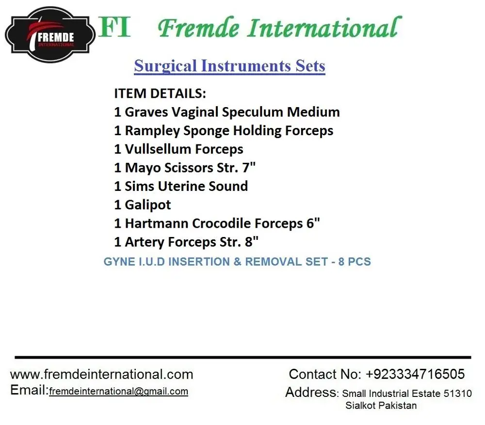 CE Certified General Surgery Instrument Set Manual Power Source 50 Piece Steel Clip Skin Stapler Basic Surgical Instruments