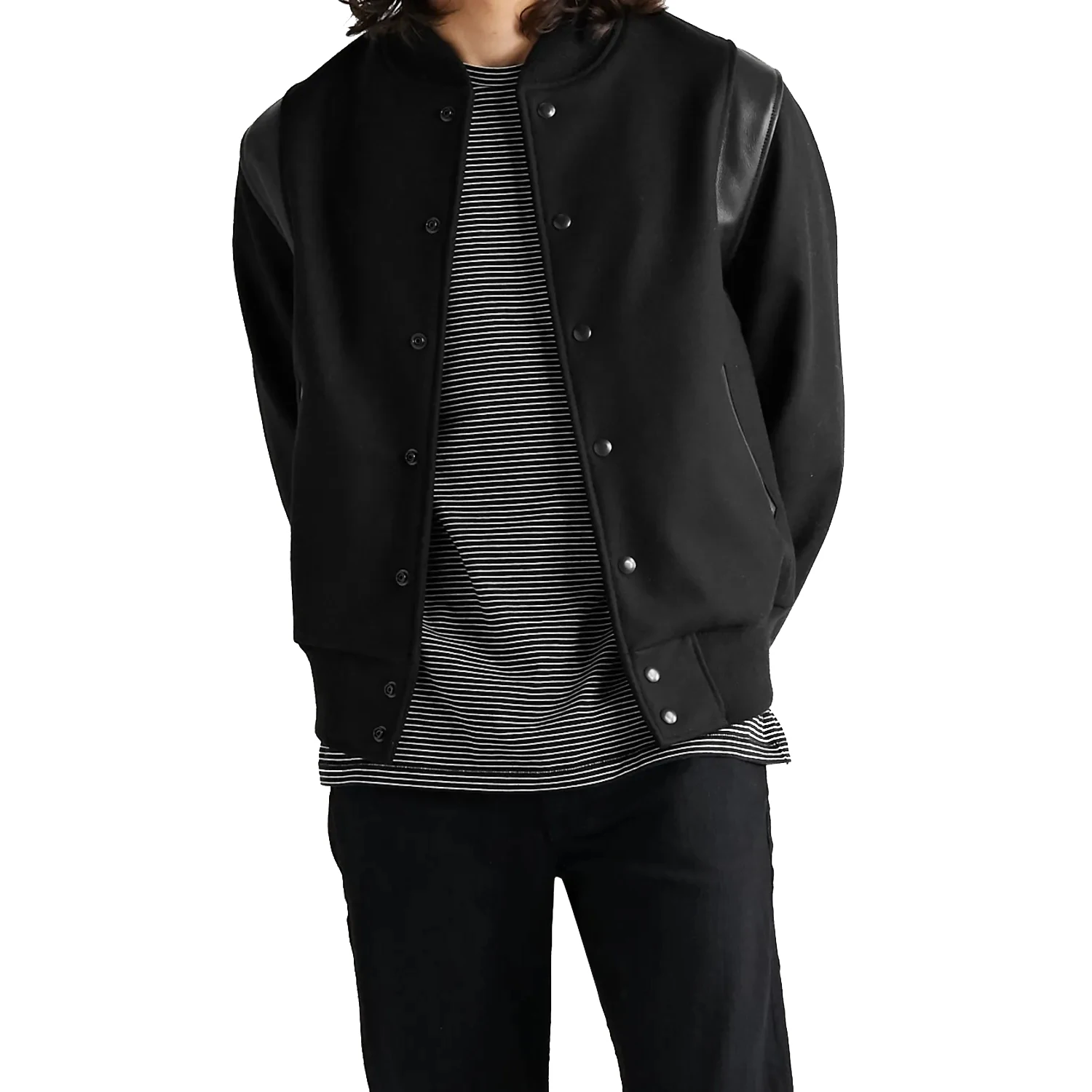 Куртки-бомберы от профессионального производителя дешевая оптовая продажа Высококачественная куртка Letterman на заказ