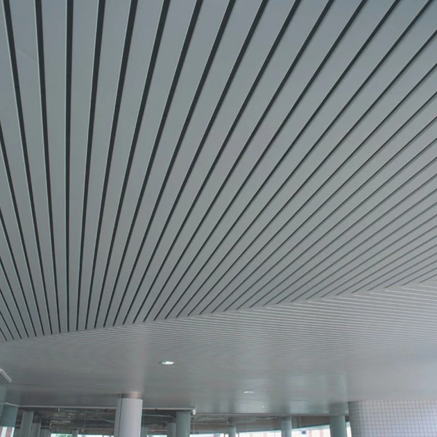
Тихий блеск-линейная потолочная система, Алюминиевый Перфорированный потолок 