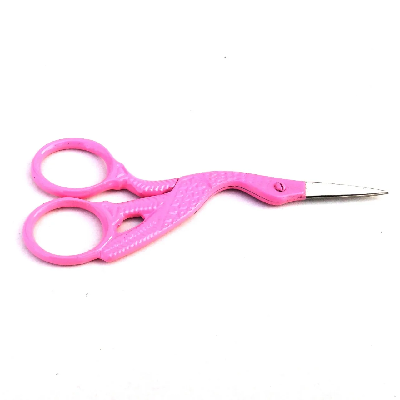Аист Швейные Ножницы Вышивка розового цвета с полимерным покрытием 3 5