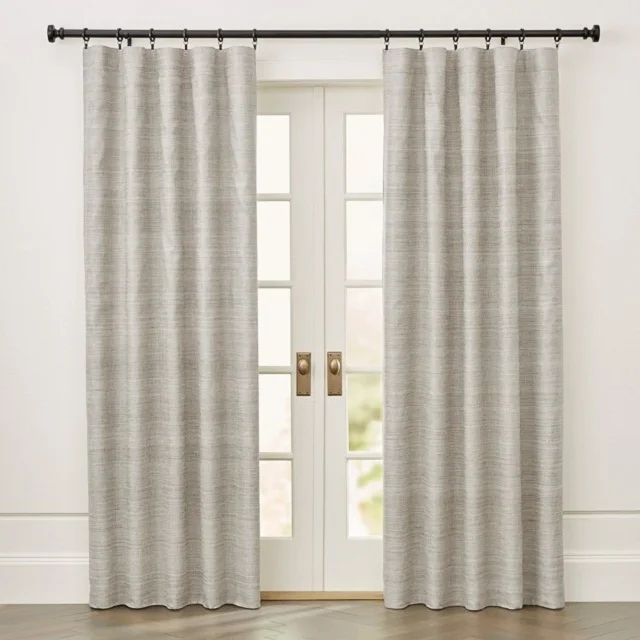 The cheap price 100% Organic Cotton and linen printed door GOTS Certified curtain home window curtain