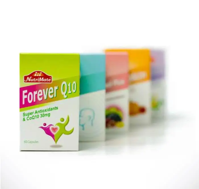 Carton Box Health Product Pill Drugs  Boxes Wholesale Custom Printed Cosmetic Paper Packaging