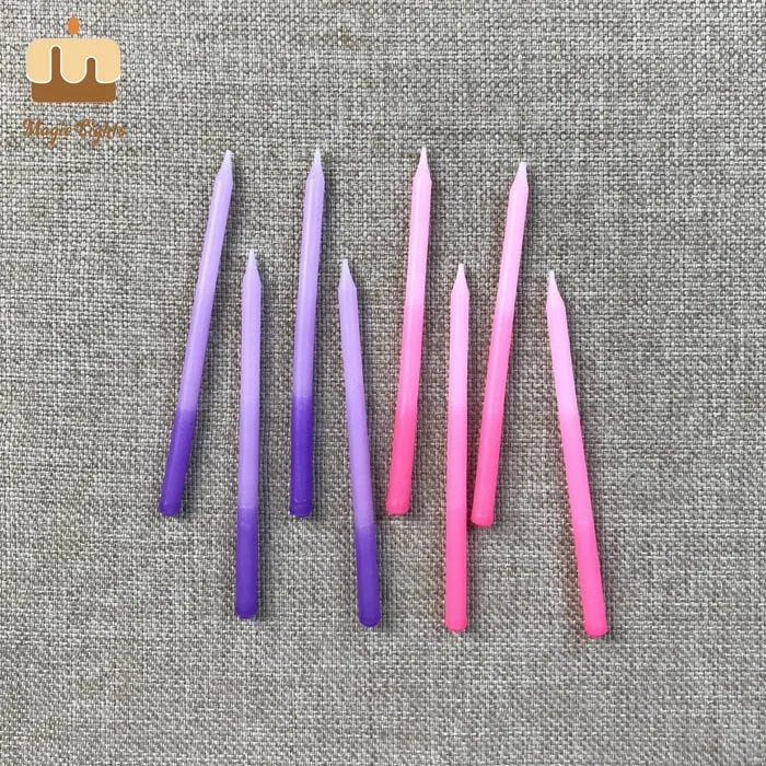 Декоративные свечи для дня рождения ручной работы