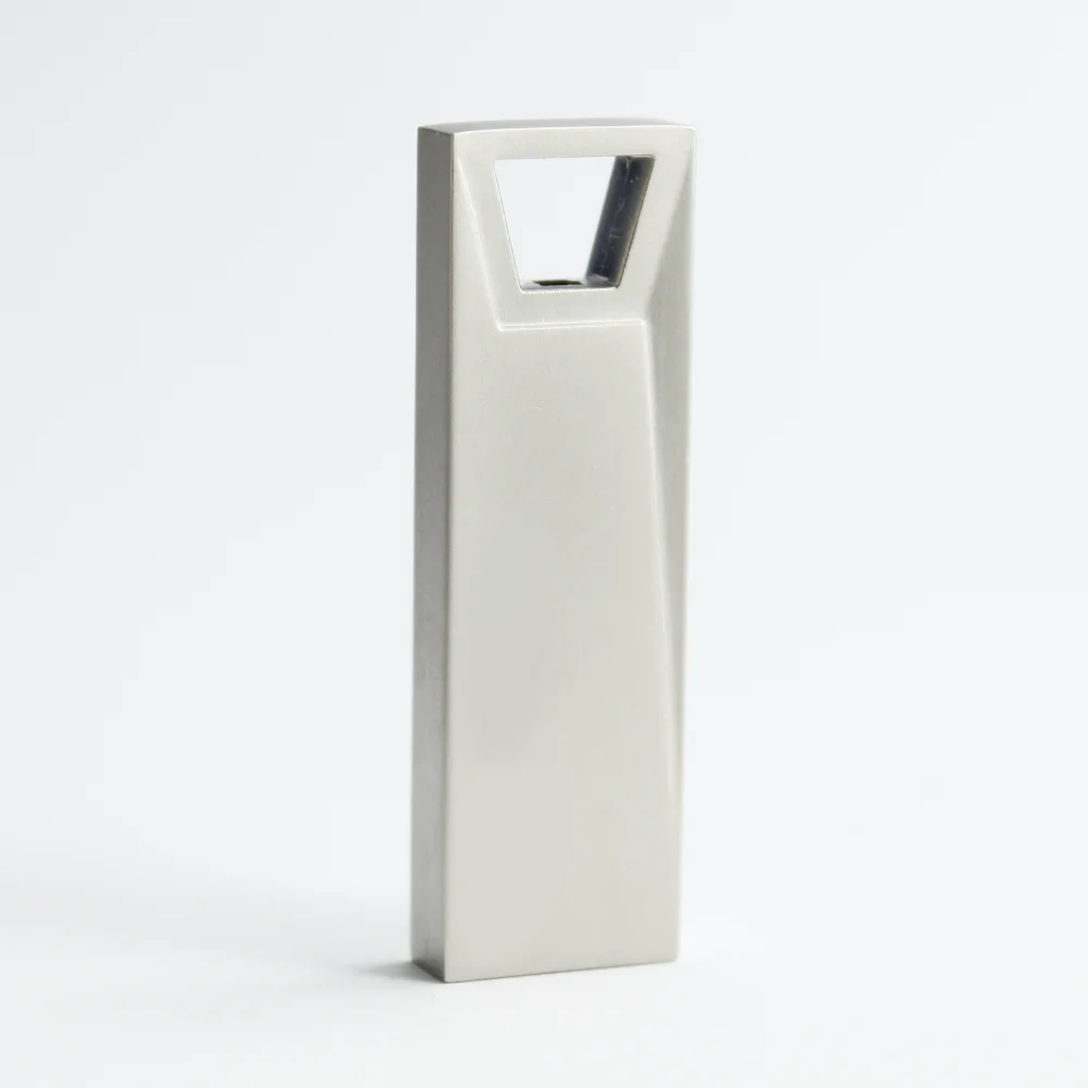 Wholesale Good Quality Waterproof Metal Silver usb flash drive pen drive 32GB 16GB 8GB 4GB pendrive gift stick