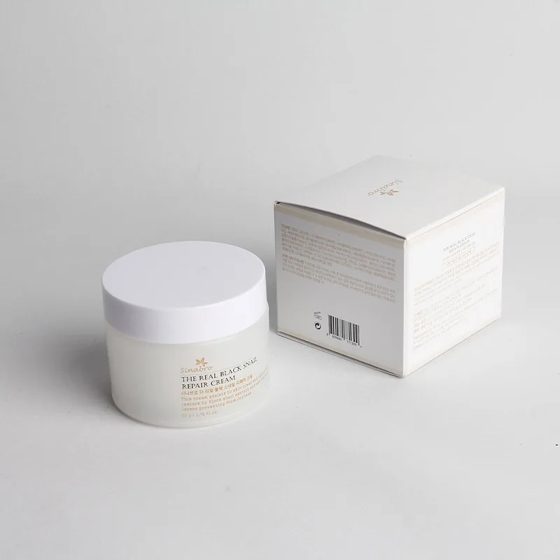 Black Snail Repair Cream 50ml of Korean Skincare Cosmetics for OEM, ODM, Face Cream for Moisturizing, Soothing, Anti-Aging