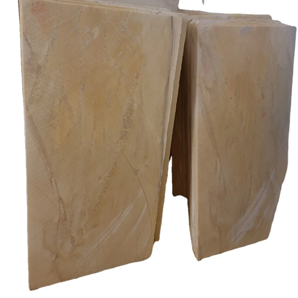 Yellow Marble tiles for wall, natural stone, Vietnam
