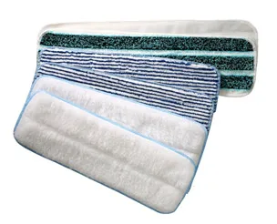 KOREAN MICROFIBER MOP PAD Easy Replaceable Head Fit Flat Spray Velcro Washable Household Replacement Cleaning Pads