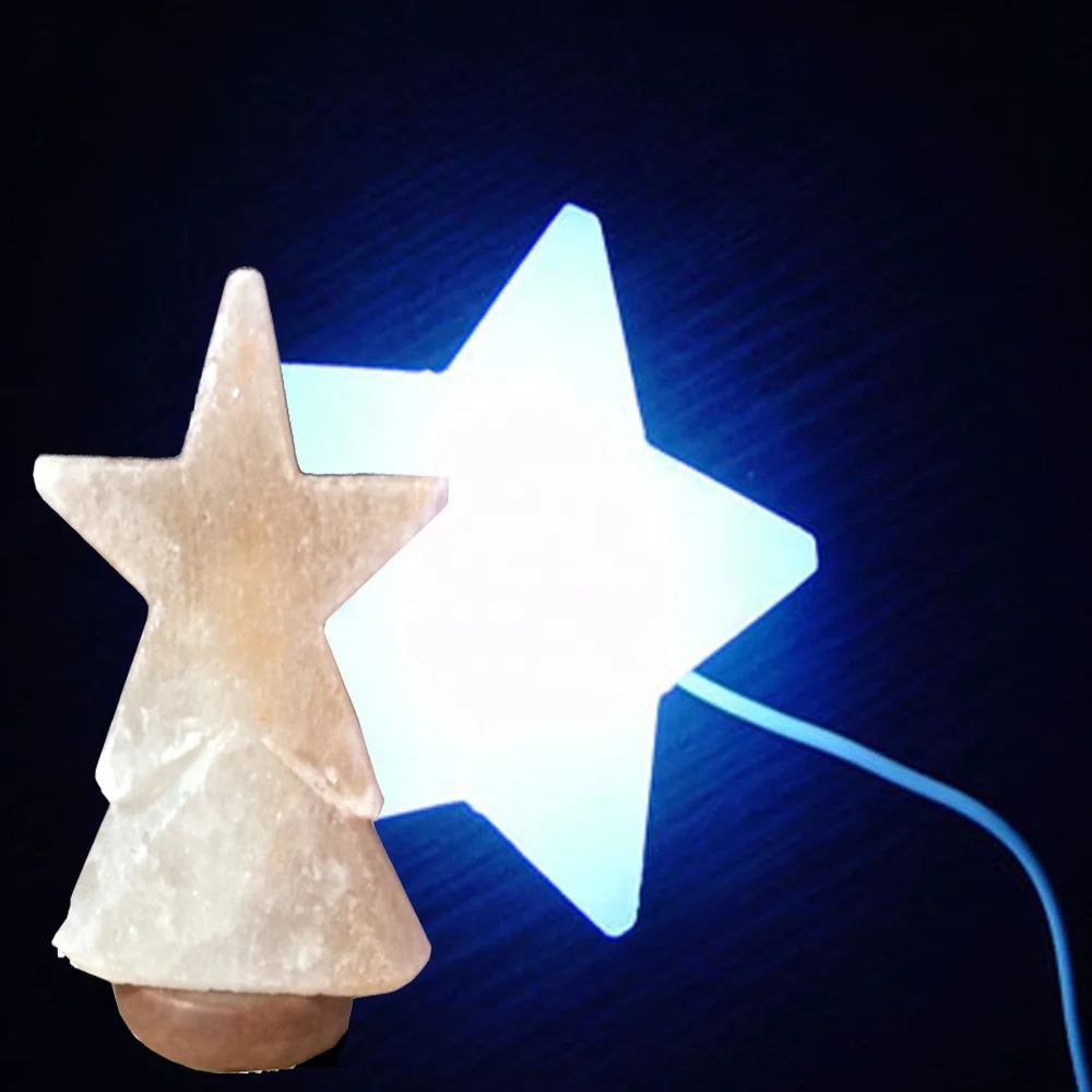 Add a Touch of Elegance to Your Space with a Star Shape Himalayan Salt Lamp- Sian Enterprises