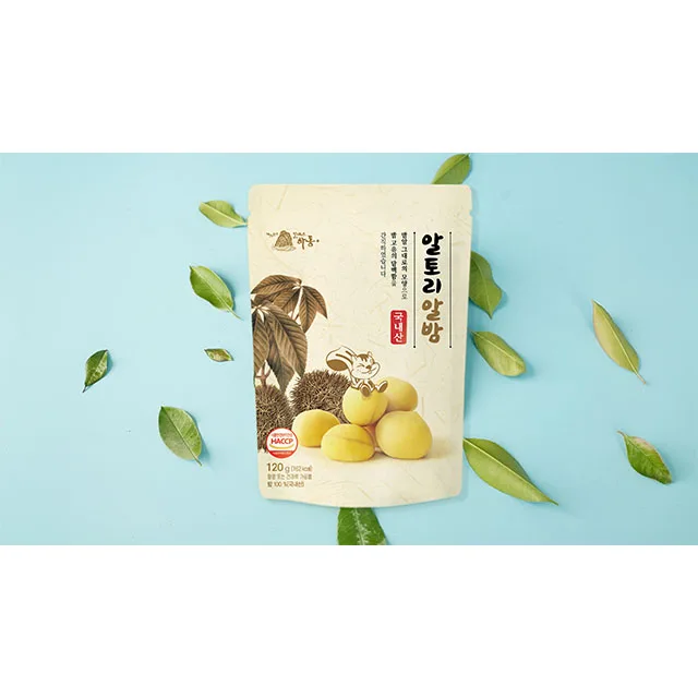 Ореховые продукты, каштановые орехи (120 г), закуска из сухих фруктов