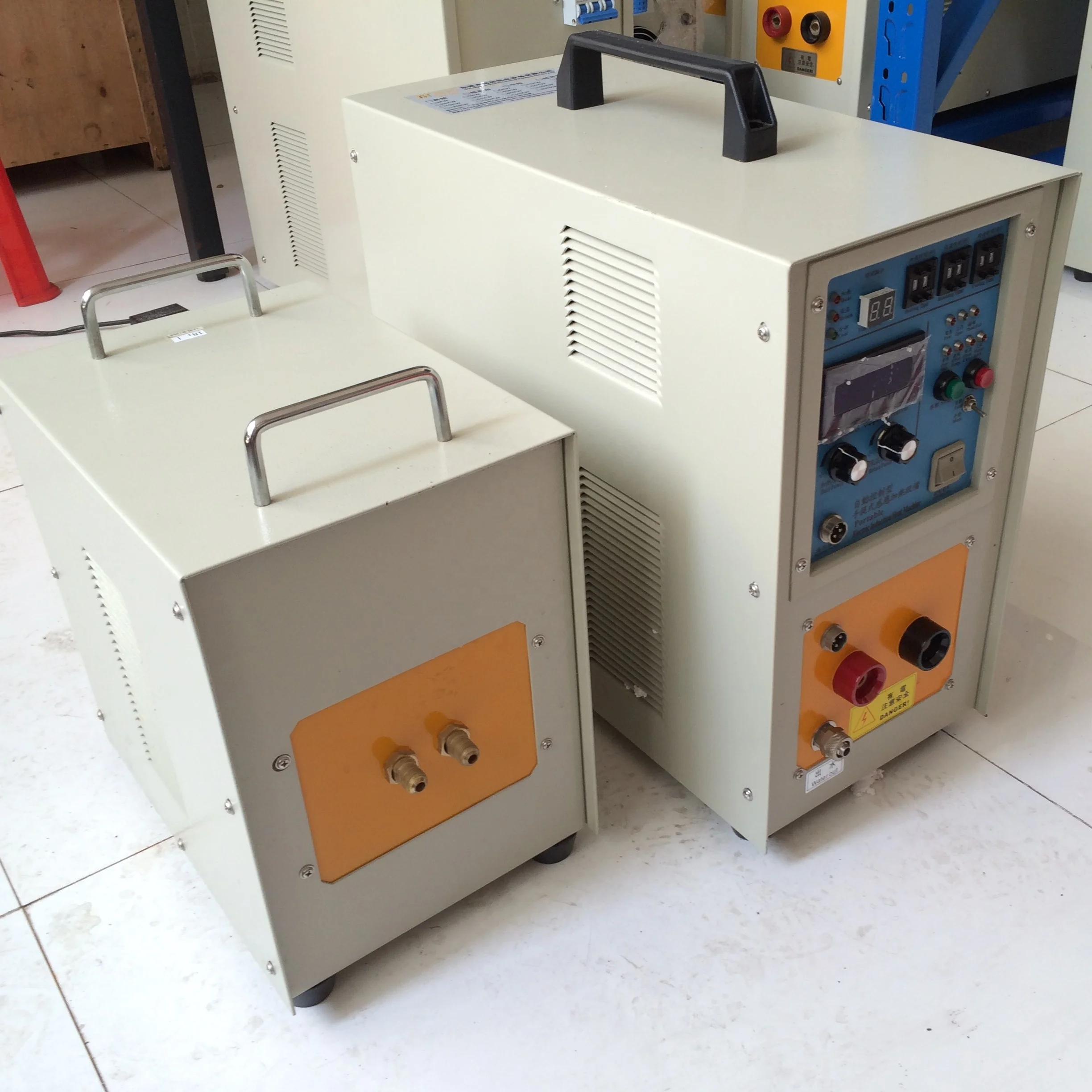 High frequency heating machine 20kw induction metal melting furnace gold copper silver