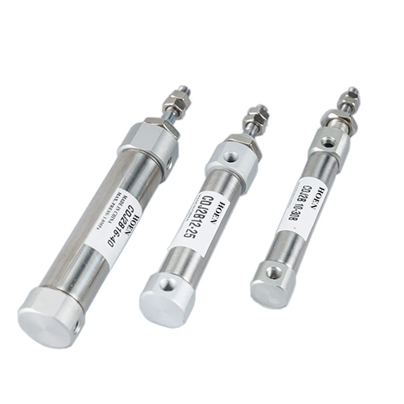 CDJ2B Series Mini Pneumatic Air Cylinder Spring Return Single Acting Stainless Steel Mini Air Cylinder
