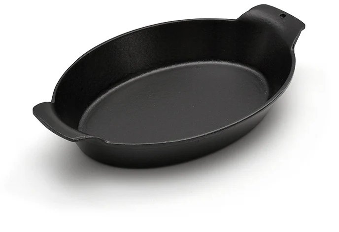 
cast iron fajita pan steak plate pan 