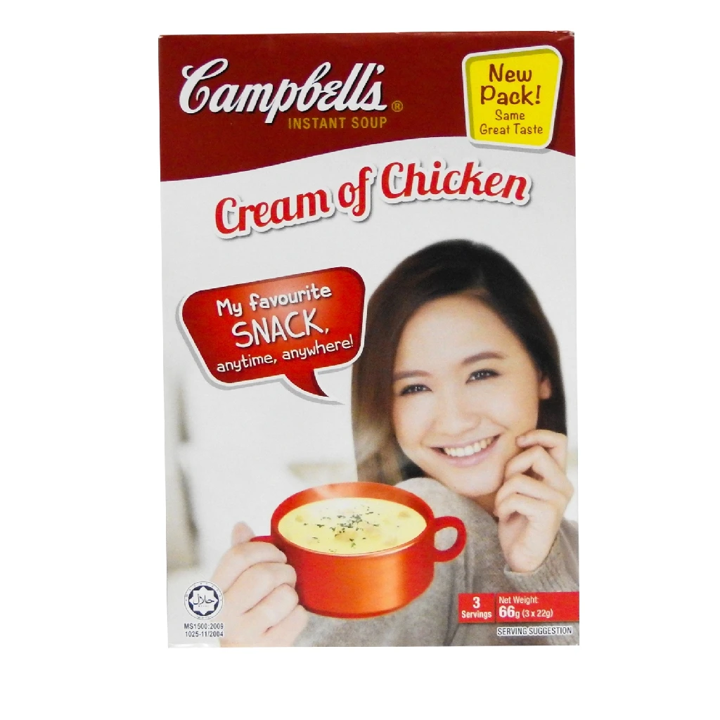 Convenient Easy Prepare Cream Chicken Flavor Instant Mushroom Soup Perfect For Breakfast Made From Premium Quality Ingredients