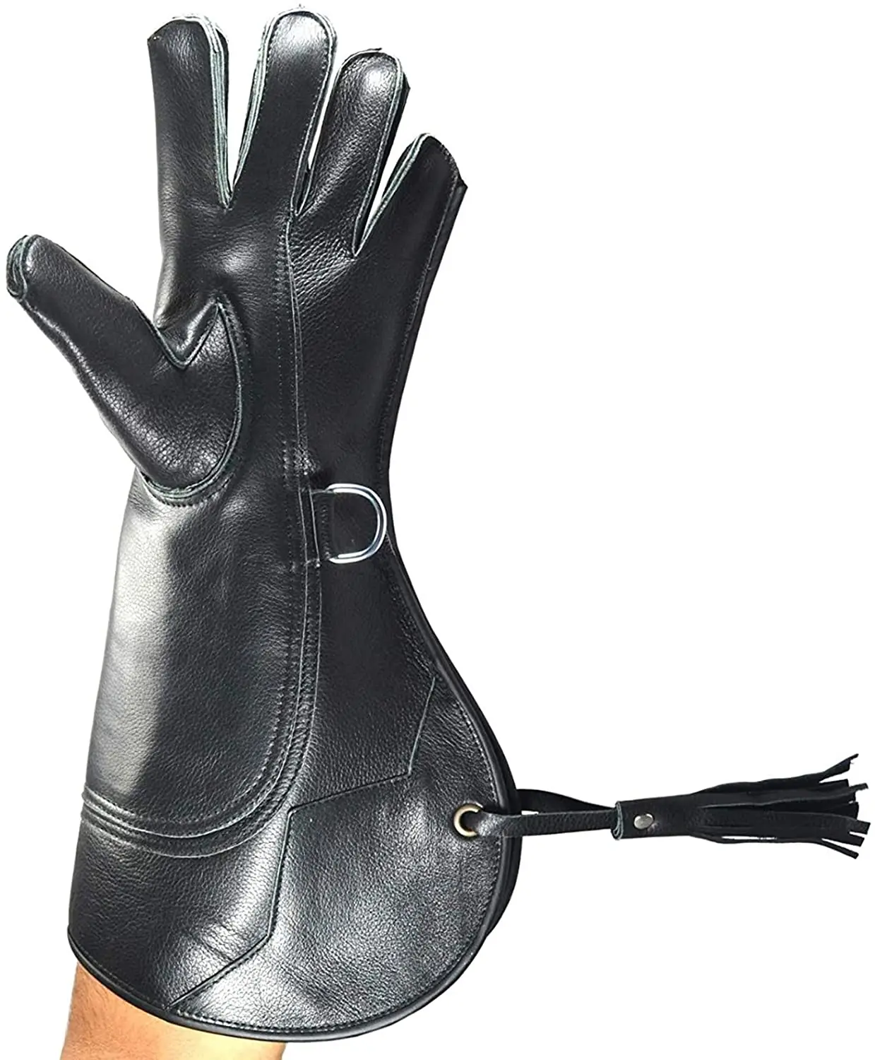 New falconry gloves Left Hand Cow Split hunting gloves Eagle Birds hawk gloves for Cold Weather