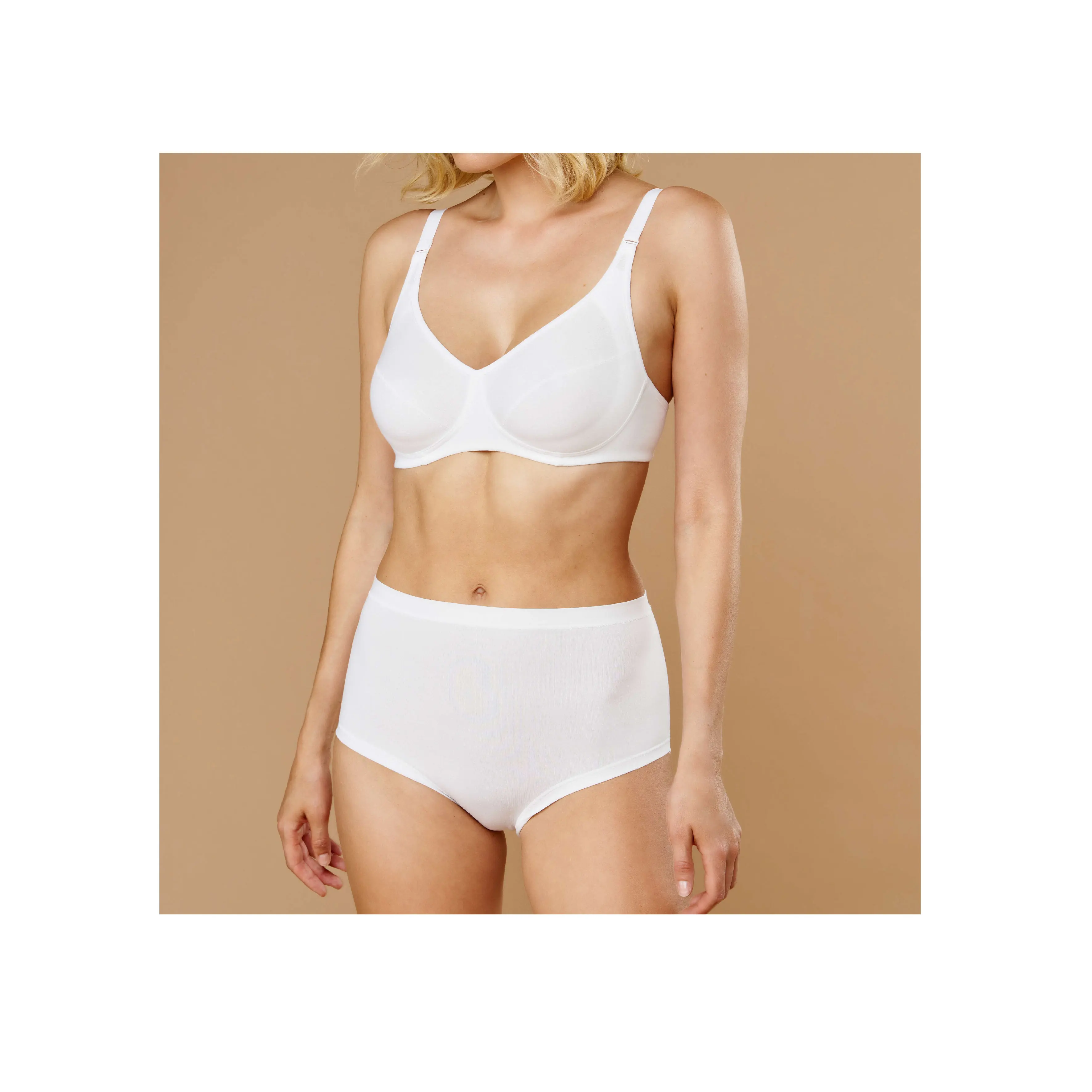 Итальянская хлопковая косточка с внутренней поддержкой сбоку из натурального и экологически чистого хлопкового джерси для идеального облегающего бюстгальтера